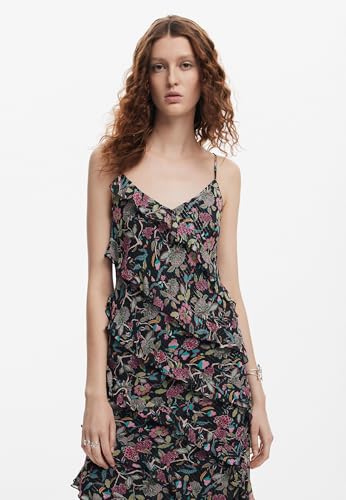 Desigual Women's Midi Dress with Ruffles4