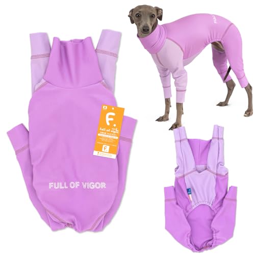 イタグレ ドッグプレイ 配色 撥水 ラッシュガード 犬の服 フルオブビガー96/ライトパープル IM