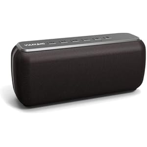 VULKKANO Blast XL Enceinte Bluetooth Puissante 60W, Haut Parleur Portable avec Bluetooth 5.0, Autonomie 20 hrs, Technologie TWS, USB-C, Chargement Rapide, AUX