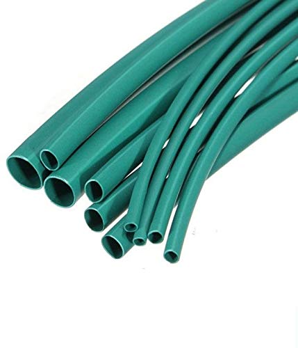 ART IFACT 9 Meters Green Heat Shrink Sleeves: 1 Meter Each 1mm, 1.5mm, 2mm, 3mm, 4mm, 5mm, 6mm, 8mm and 10mm Polyolefin 2:1 Sleeve for Wrap - (9 Meters, Green) (B08C8NNKML) Amazon Price History, Amazon Price Tracker