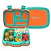 Bentgo Kids Brights – Leak-Proof, 5-Compartment Bento-Style Kids Lunch Box – Ideal Portion Sizes for Ages 3 to 7 – BPA-Free and Food-Safe Materials (Orange)