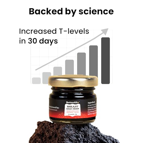 Image of Better Alt Pure Himalayan Shilajit Gold+(20gm)| Boosts Strength|Blend with Ashwagandha, Safed Musli,Gokshura,Swarna Bhasma & Shilajit Resin|Shilajit gold for men & women
