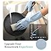 URSMART Dishwashing Household Gloves -6 Pairs Rubber Latex Gloves Waterproof Dishwashing Gloves Medium for Kitchen Dish Washing Laundry Cleaning(Color Random)