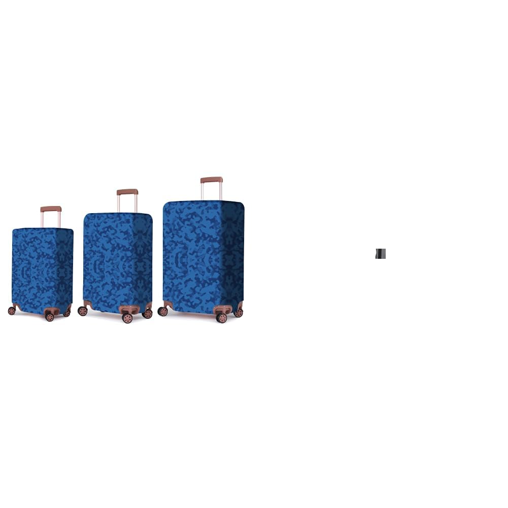 Polyester Fabric Stretchable & Washable Protective Luggage Cover Set of 3 for 50 cm - 55 + Gallivant 25.91 Liters Water Repellant 17.32" Laptop Backpack with Rain Cover for Casual,-image-10