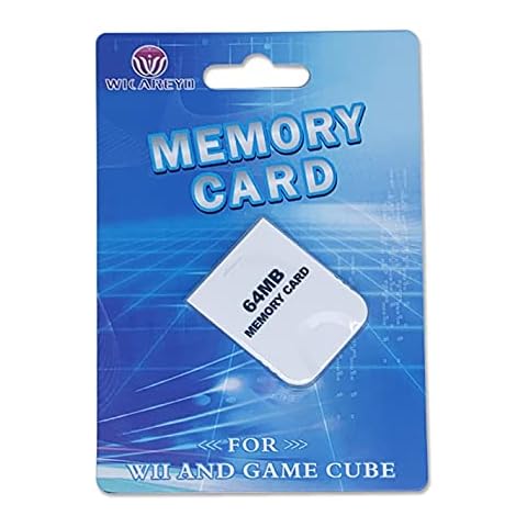 Tarjeta de memoria WICAREYO de 64M para Wii NGC Gamecube Cover