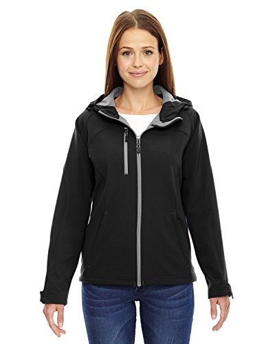 North End Ladies Prospect Fleece Hooded Shell Jacket