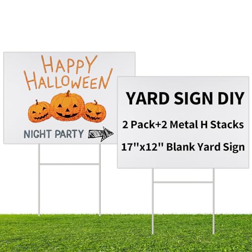 Blank Yard Signs