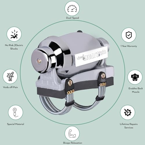 Image of ASBAH Professional Smart Finger Double Speed Electric Massager for, Head, Neck, Shoulder | Vibrating Machine for deep tissue | Salon Massage | Life long Body Massager | malish machine for pain relief