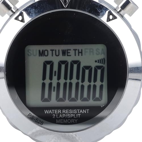 Stopwatch 0.01 Second Timing Metal Stop Watch avec Calendrier d'alarme pour Les Jeux de compétitions Sportives – Image 3