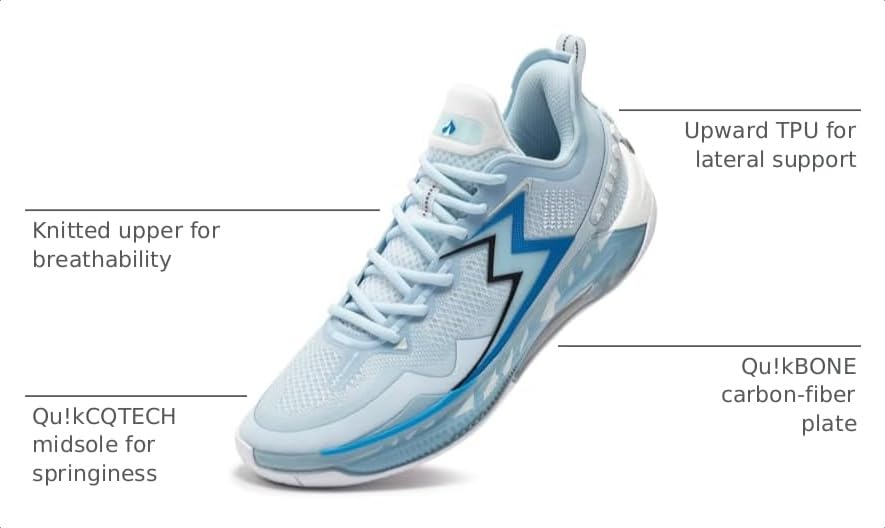 Image of 361 Big3 5.0 Quick PRO Basketball Shoes for Men Breathable Outdoor Sneakers Cushioning,Anti Slip Practice Student Sports Shoes for Teens and Adults,Caldwell Pope Zapatillas de baloncesto Hombre