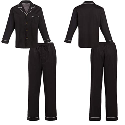 Alexander Del Rossa Men's Soft Plush Fleece Pajama Lounge Set, Warm Long Sleeve Shirt and Pants, PJ Blue and Green Tartan Plaid XL Tall (A0330P23XLT)4