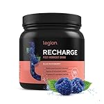 Legion Recharge Post Workout Supplement – All Natural Muscle Builder & Recovery Drink with Micronized Creatine Monohydrate. Naturally Sweetened & Flavored, (Blue Raspberry, 60 Serving)