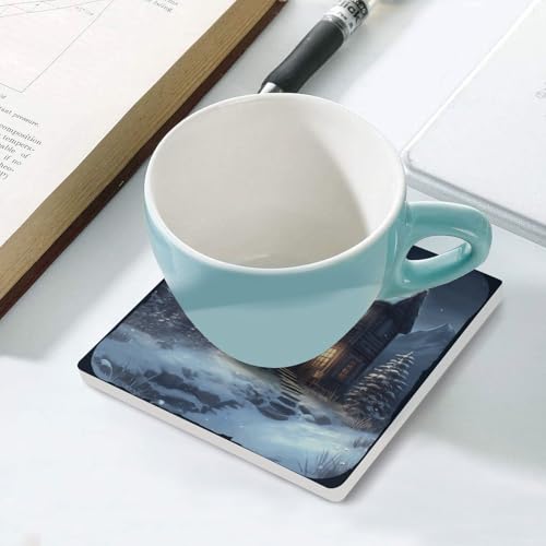 Dessous de verre pour table basse anti-rayure évite les traces d'eau - 6
