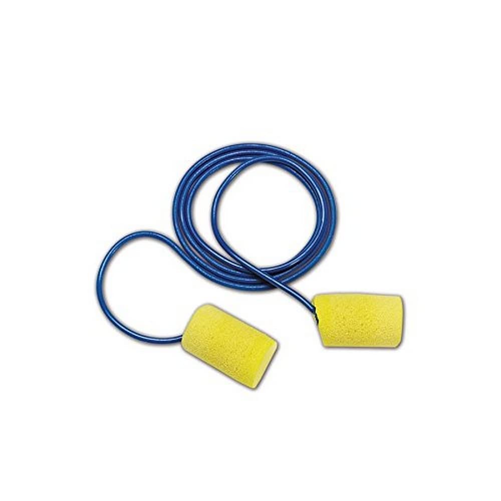 3M 10080529110241 3M 311-1106 E-A-R Classic Small Disposable Corded Foam Earplugs, OSFA, Blue, Small (Pack of 200)