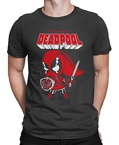 Deadpool The Legend of Zelda Mashup Gaming Unisex T-Shirt Gaming Shirt Adults Unisex Top Black