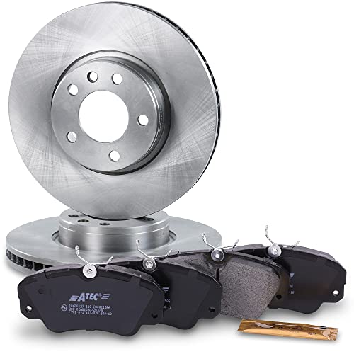 BESTPRICE Bremsenset Vorderachse inkl. Bremsscheiben Belüftet Ø 296 mm