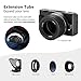 NEEWER Wide Angle Lens Compatible with Sony ZV1 Camera, 2 in 1 18mm HD Wide Angle & 10x Macro Additional Lens with Extension Tube, Bayonet Mount Lens Adapter, Cleaning Cloth (Black Frame)
