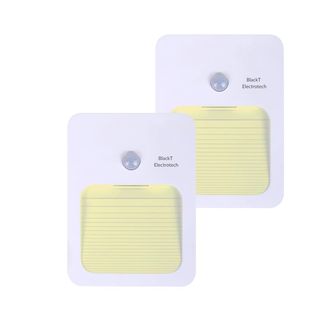 Blackt Electrotech BT81W1 230 Volt Motion Sensor LED Wall Surface Mounted Light, Warm White, Indoor Step and Stair Night Light, Energy Efficient for Home, Shop, Hotel (2) (B0D7SCTJVL) Amazon Price History, Amazon Price Tracker