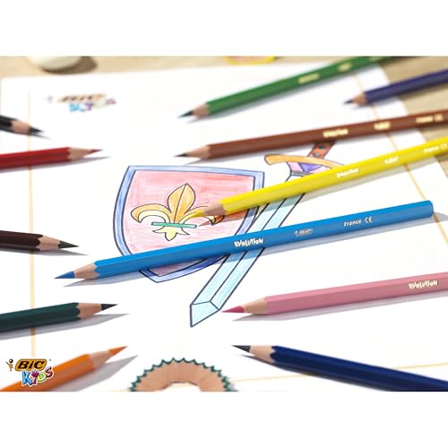 Lápices BIC Kids Evolution con resina sintética