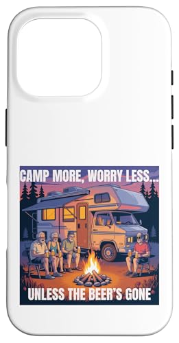 Camp More Less Worry �L�����v �r�[���t�� �A�E�g�h�A �y���� �X�}�z�P�[�X iPhone 16 Pro �p