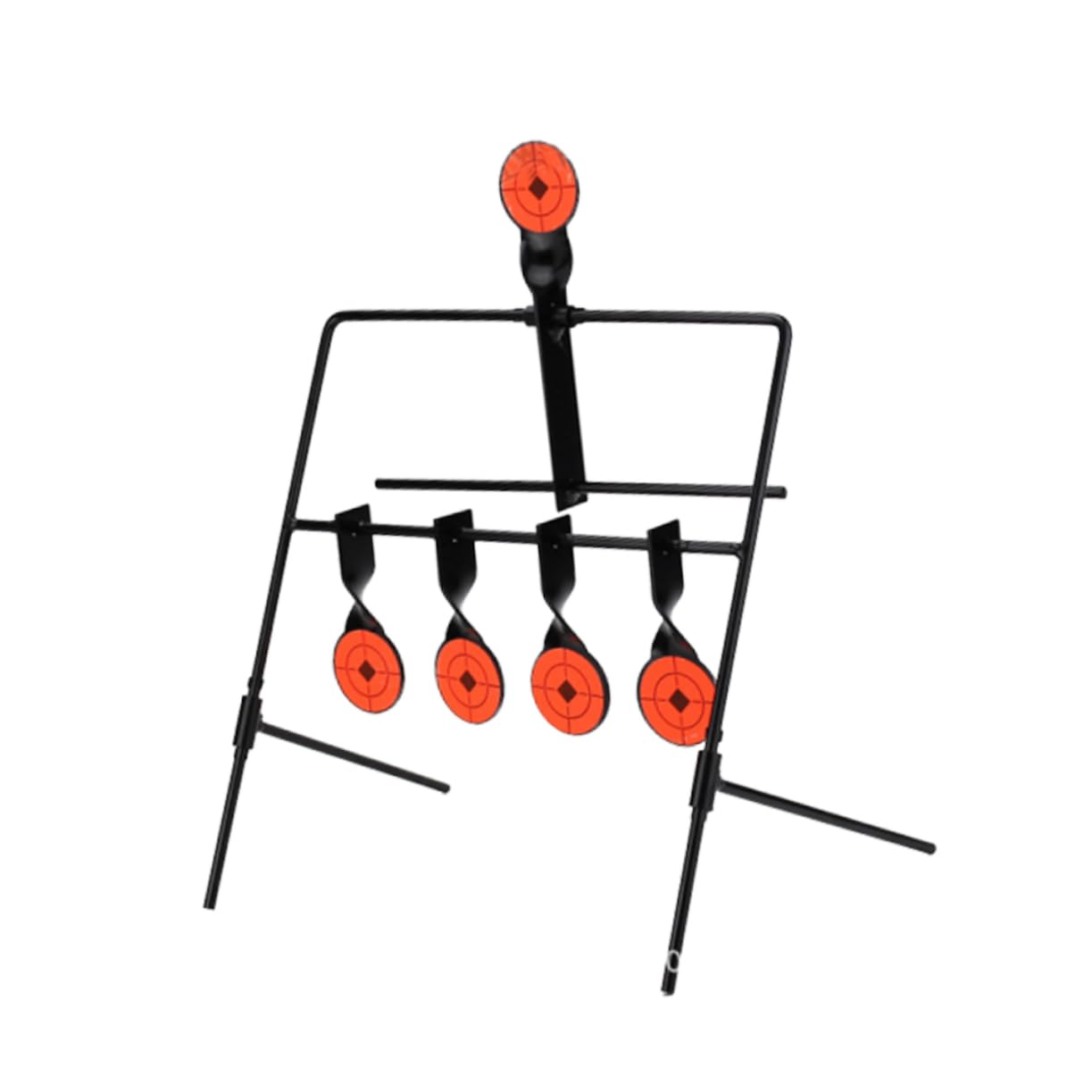KOMBIUDA 5-Piece Archery Target Set Automatic Resetting Metal Targets for Indoor Practice