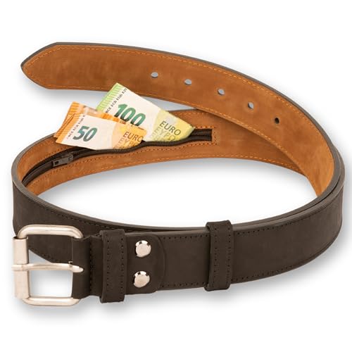 comari Premium Geldgürtel Leder Herren -...