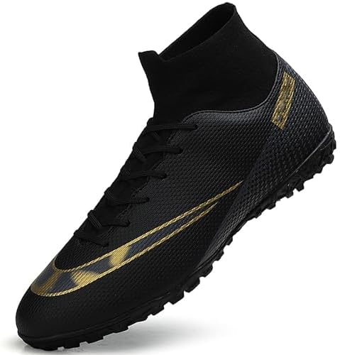 Men’s Indoor Soccer Shoes Turf Cleats High-Tops