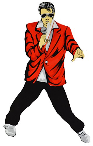 IncredibleGifts Red Suit Clock Swinging Legs & Hips