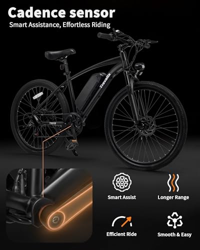 Electric Bike for Adults, 50/74 Miles 20 MPH Mountain EBike,