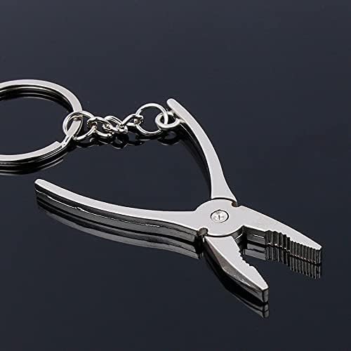 Image of Mini Portable Hand Tool Keychain Adjustable Key Spanner Wrench Universal Chain Universal For Gift. (Mini Wrench+Mini Wire Stripper)