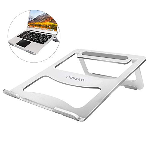 【2019最新改良版】ノートパソコンスタンド ノートPC台 PCホルダー タブレットPCスタンド アルミニウム製 持ち運び便利 放熱効果 薄い 滑り止め 15KG耐重 11~16インチ対応 ノートpc/iPad/Macbook/Macbook Pro 等に適応【メーカー直営店・正規品・12ヶ月保証】