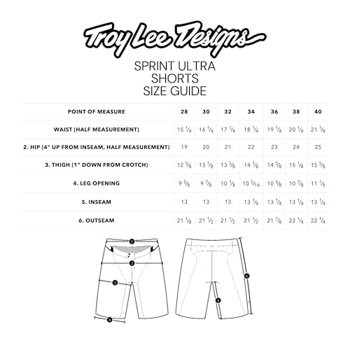 Troy Lee Designs Sprint Ultra Short - Hombre, 30 miniatura 6
