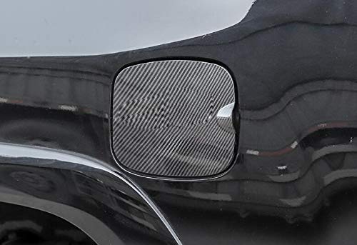 Carbon fiber Auto Fuel Filler Door Cover Gas Tank Cap Decoration Cover Trim Compatible For Toyota 4Runner 2014-2021