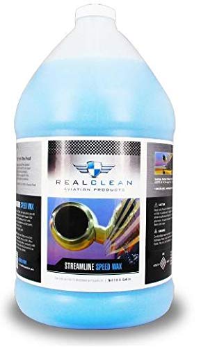 RealClean Wax for Aircraft- Streamline Speed Wax Aviation Products- Aviation Grade Wax- 1 Gallon