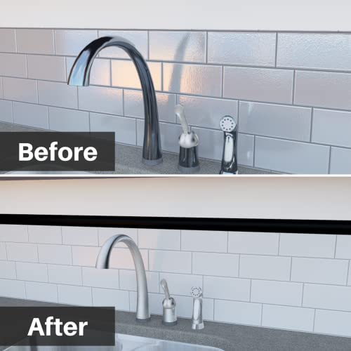 coukiu 328ft pvc floor transition strip peel and stick molding trim for threshold transitions with a height less than 5 mm02in carpet amp floor edging trim carpet to tile transition stripblack