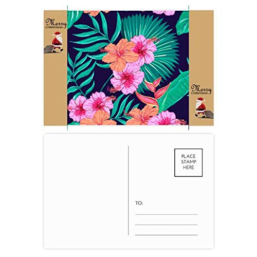 Cartes postales de remerciement motif fleurs bleu ciel lot de 20 correspondance