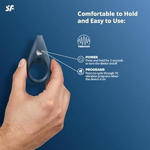 Satisfyer Rocket Ring Anillo de pene | Silicona | Anillo retardante con 10 modos de vibración | Recargable | Anillo pene para hombres y parejas | Efecto de congestión intenso retardante | Impermeable