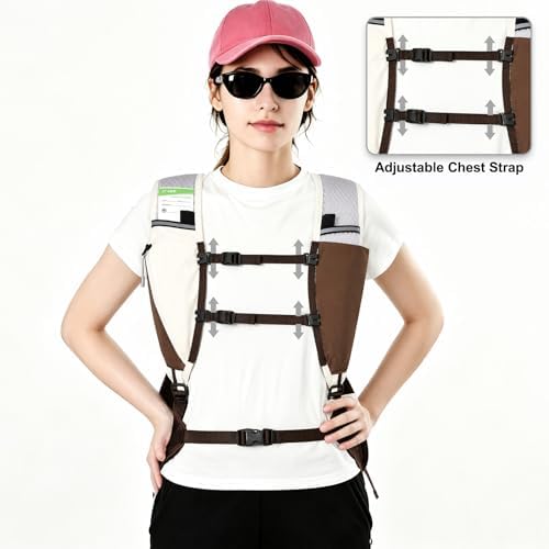 15L Hiking Backpack,Small Hiking backpack for Women(Off-white) - 5