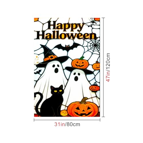 Vinilo decorativo para ventana Halloween 31x47 pulgadas miniatura 4