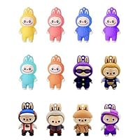 12Pcs Keychain Backpacks Key Pendants,Stress-Relieving Accessory Doll Pendant Hanging Decoration Keyring Card Gift