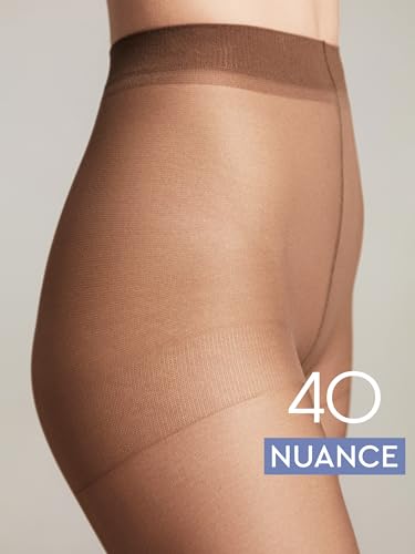 Image of Conte Tights Control Top Semi Opaque Pantyhose Silky Matte Effect Nuance 40 Den