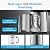 VEVOR Water Distiller, 4L/1.1 Gallon Pure Water Purifier Filter for Home Countertop, 750W Distilled Water Maker, Stainless Steel Interior Distiller Water Making Machine to Make Clean Water, Silver