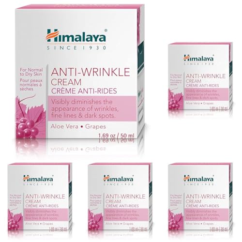 Himalaya Herbals Anti-Wrinkle Cream 50 g hidrata y energiza la piel para prevenir las arrugas