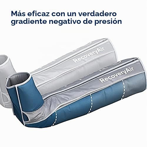Therabody RecoveryAir PRO - Botas de masaje de aire por compresión de pies y piernas totalmente personalizables para la circulación y la recuperación deportiva (Small - 2nd Gen)