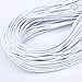 Produktbild Wenge 2 mm buntes, rundes elastisches Band, rund elastisches Seil, Gummiband, elastische Schnur, Handarbeits- und Nähzubehör, 5 Meter , weiß, 5 m