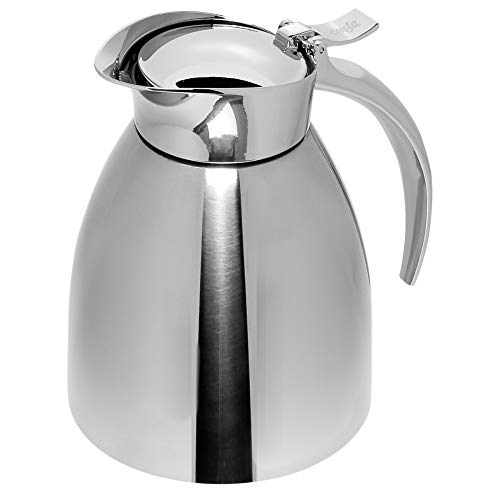 Emsa Eleganza Isolierkanne 502663 | 0,3 L Fassungsvermögen | Easy Open...