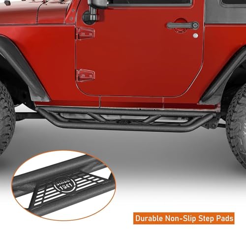 Estribos laterales Hooke Road para Jeep Wrangler JK 2 puertas miniatura 4