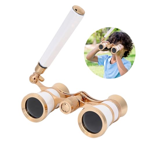 Binoculares compactos Opera Glasses 3x 25mm miniatura 6
