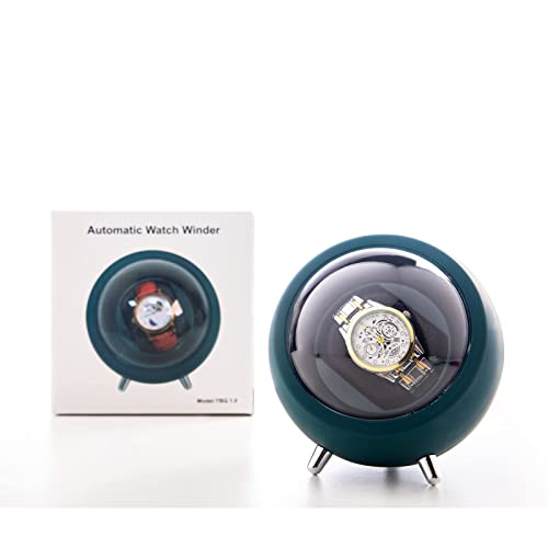Image of Mr.Okay ABS Plastic Single Watch Winders For Automatic Watches- Unique Space Capsule Decoration With Triangular Support Legs,Smart Usb Charging Or Battery Powered