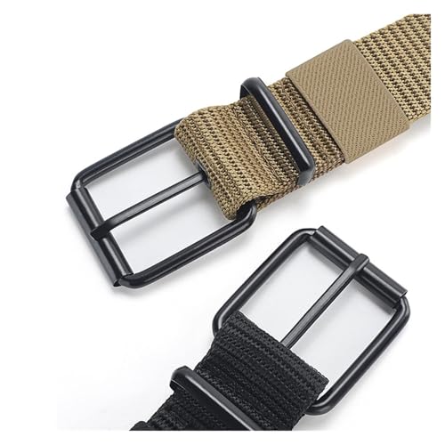 Casual Belt for Men, Mens Gift Stretch Buckle Braided Work Belts Elastic for Golf Jeans Pants3